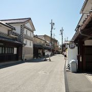 美観地区に近い商店街　画廊やアクセサリーのお店が多い