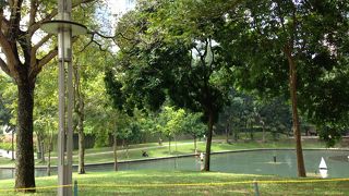 噴水前は夜も大丈夫でした