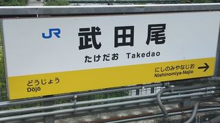 橋の上とトンネルの駅