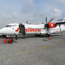 機材はATR72-600でした