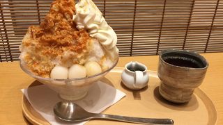 黒蜜きな粉カキ氷 & ずんだカキ氷 ♪