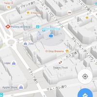 カタルーニャ広場から徒歩圏で観光に便利