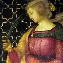 聖カテリーナ　これはラファエロの作品