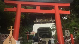 江ノ島に来れば是非参拝を