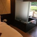 部屋風呂は大きめ＆スチームサウナ