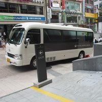 ホテルの送迎バスです。