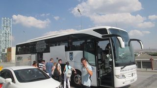 アンカラ駅から空港へ