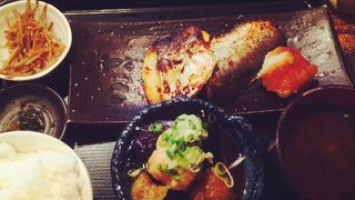 魚の定食がめちゃおいしい