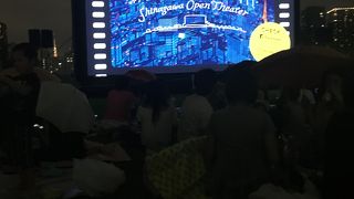 芝生が心地よい