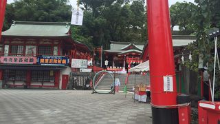 熊本城の外にある神社