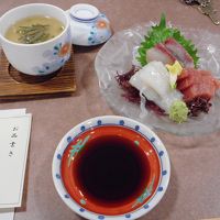 冷製豆乳茶わん蒸しとお造り