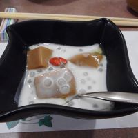 紅茶プリン　タピオカ入り。ごちそうさまでした！