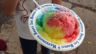 小物も可愛いシェイブアイス屋さん