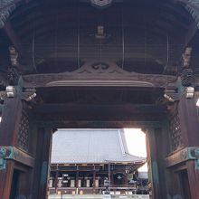 阿弥陀堂門から阿弥陀堂を望む