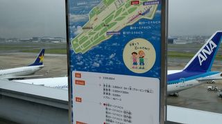 展望室へは階段で