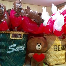 ラインフレンズストア原宿   店内飾り