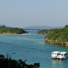 川平公園より川平湾を望む。