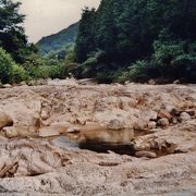 木津川支流の景勝地