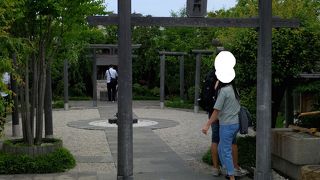 鉄道神社 (博多駅屋上つばめの杜広場)2