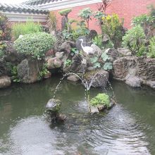 小さな池があります