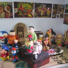 作品の展示や制作ができます