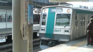 京都市内の手軽な南北移動に便利