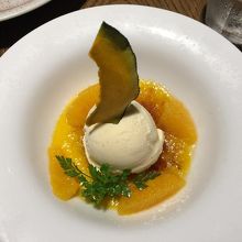 かぼちゃのクレームブリュレ