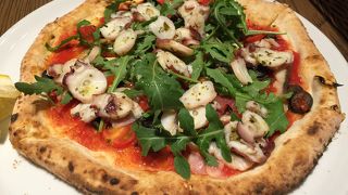 鱧と蛸のピッツァ ♪