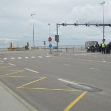 ムフ島のフェリー乗り場です。