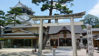 ここから岡崎城が綺麗に見えたわぁ～