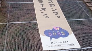 ロープウェイにのれず