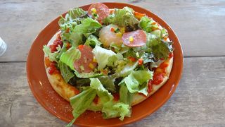 道の駅　オリーブ公園内にあるカフェ