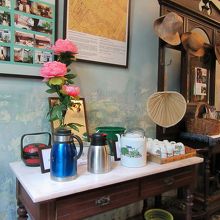 お茶の用意がありました