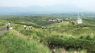 展望台まで少し歩きます