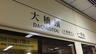 待ち時間のイライラがない駅