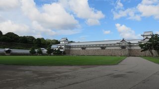 芝生の広場・・・