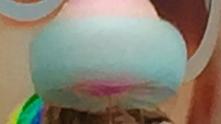 竹下通り  宇宙船？！の様な巨大わたがし だらけ笑