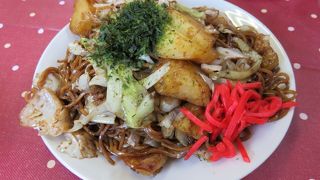 じゃがいも入り焼きそば