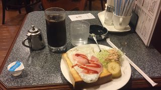 モーニングを食べました