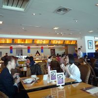 朝食のレストラン。