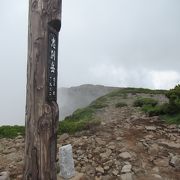 平坦だった高根ヶ原の終わりに