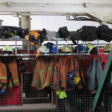 併設の消防署の装備