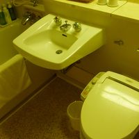 バス＆トイレルームは、一昔前のスタイルのまま。