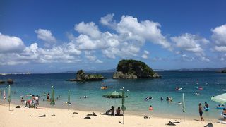 伊計島のビーチ