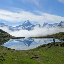 定番の絶景撮影ポイントから（牛糞に注意）