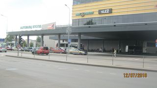 大きなバスターミナルです。