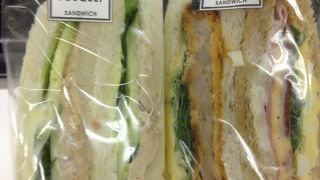 ボリュームあるサンドイッチ