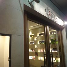 入り口からして、すでにおしゃれな空気がただよっている