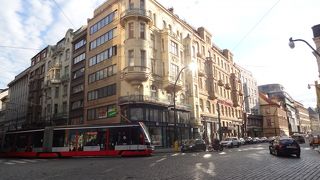 プラハの目抜き通り