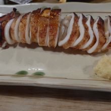 一夜干しのイカ焼き